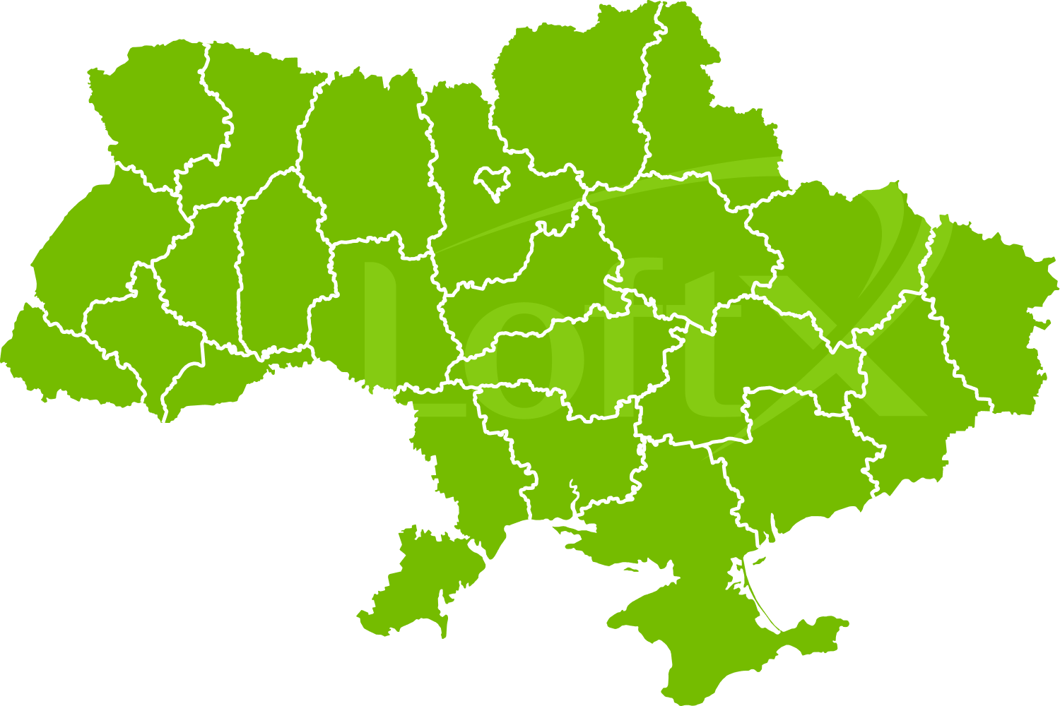 Карта Украины