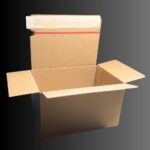 Картонна коробка 240х170х100 мм Smart Box самозбірна самоклеюча з відривною стрічкою