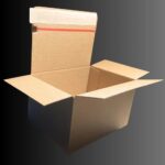 Картонна коробка 240х170х100 мм Smart Box самозбірна самоклеюча з відривною стрічкою