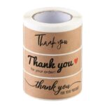 Етикетка кругла 50х294 мм (400 шт/рулон) термотрансферна крафт