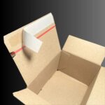 Картонна коробка 240х170х100 мм Smart Box самозбірна самоклеюча з відривною стрічкою