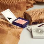 Сотовий папір 50 см х 50 м коричневий / крафт папір пакувальний сітчастий (перфорований) обгортковий