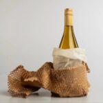 Сотовий папір 50 см х 50 м коричневий / крафт папір пакувальний сітчастий (перфорований) обгортковий